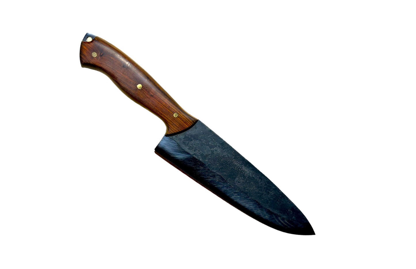 Cuchillo Artesanal Chef Acero Inox Rustico