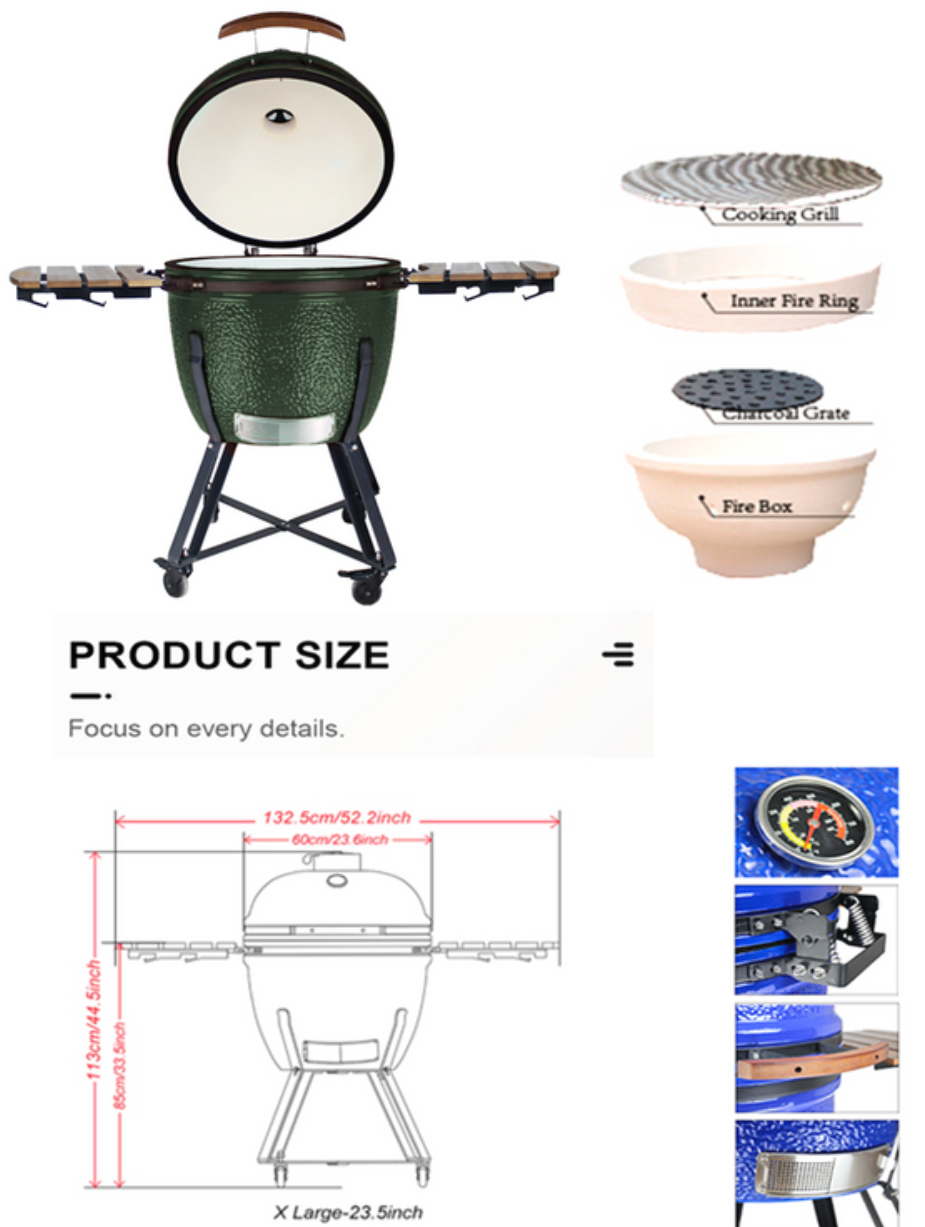 Asador Cerámico KAMADO "23"