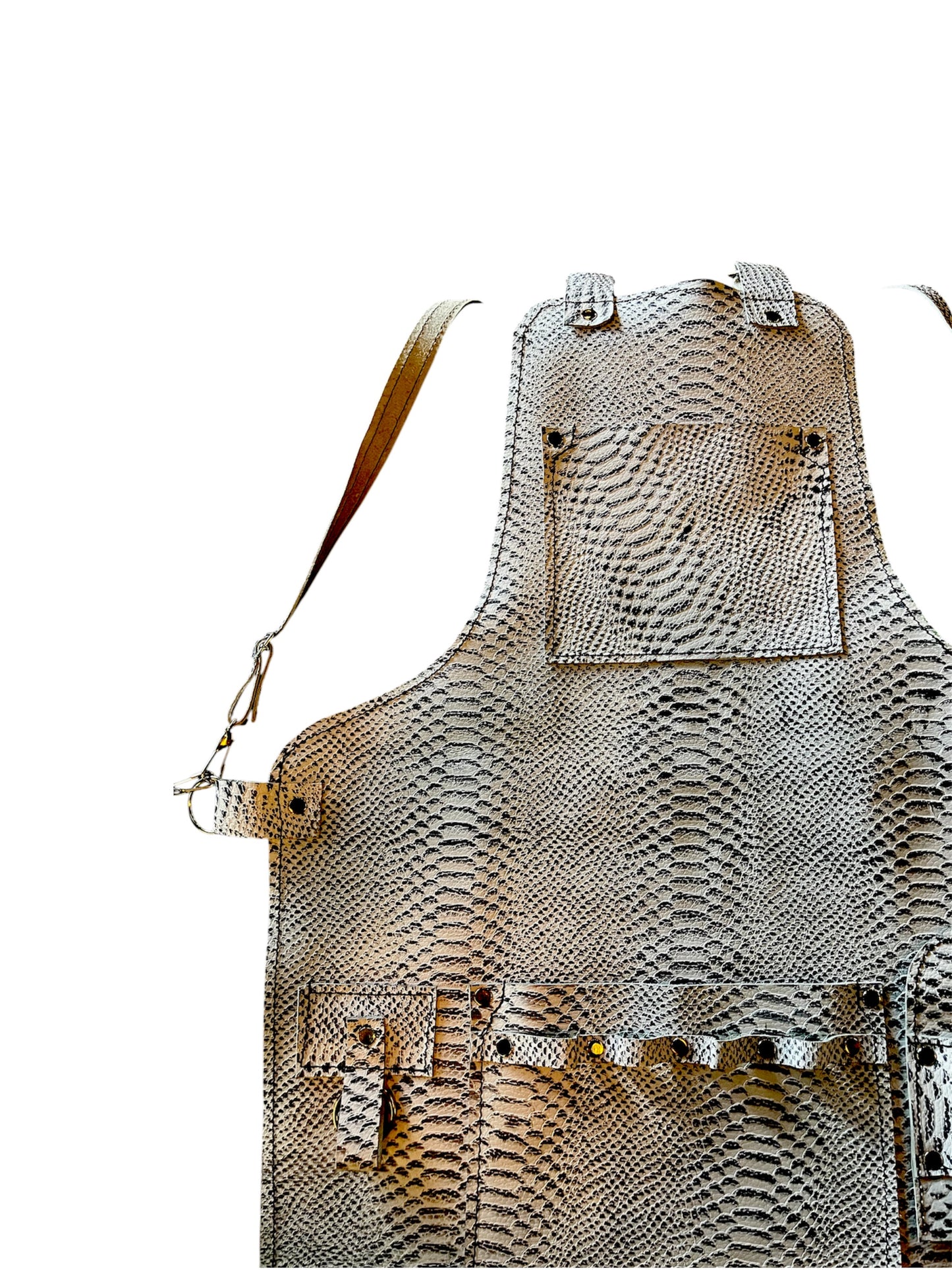 Mandil Estilo Croco Grey