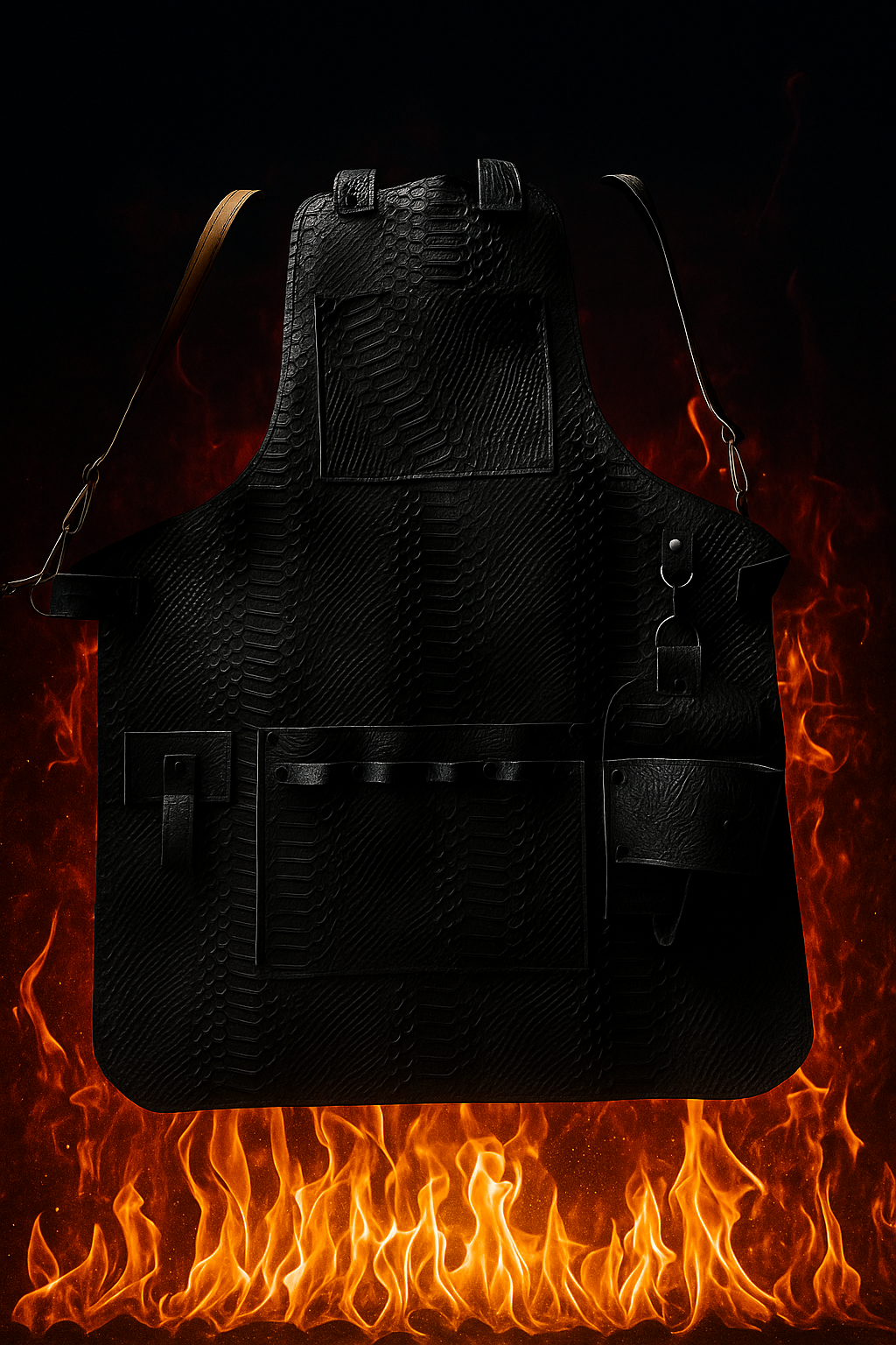 Mandil Exotic Estilo Black Python