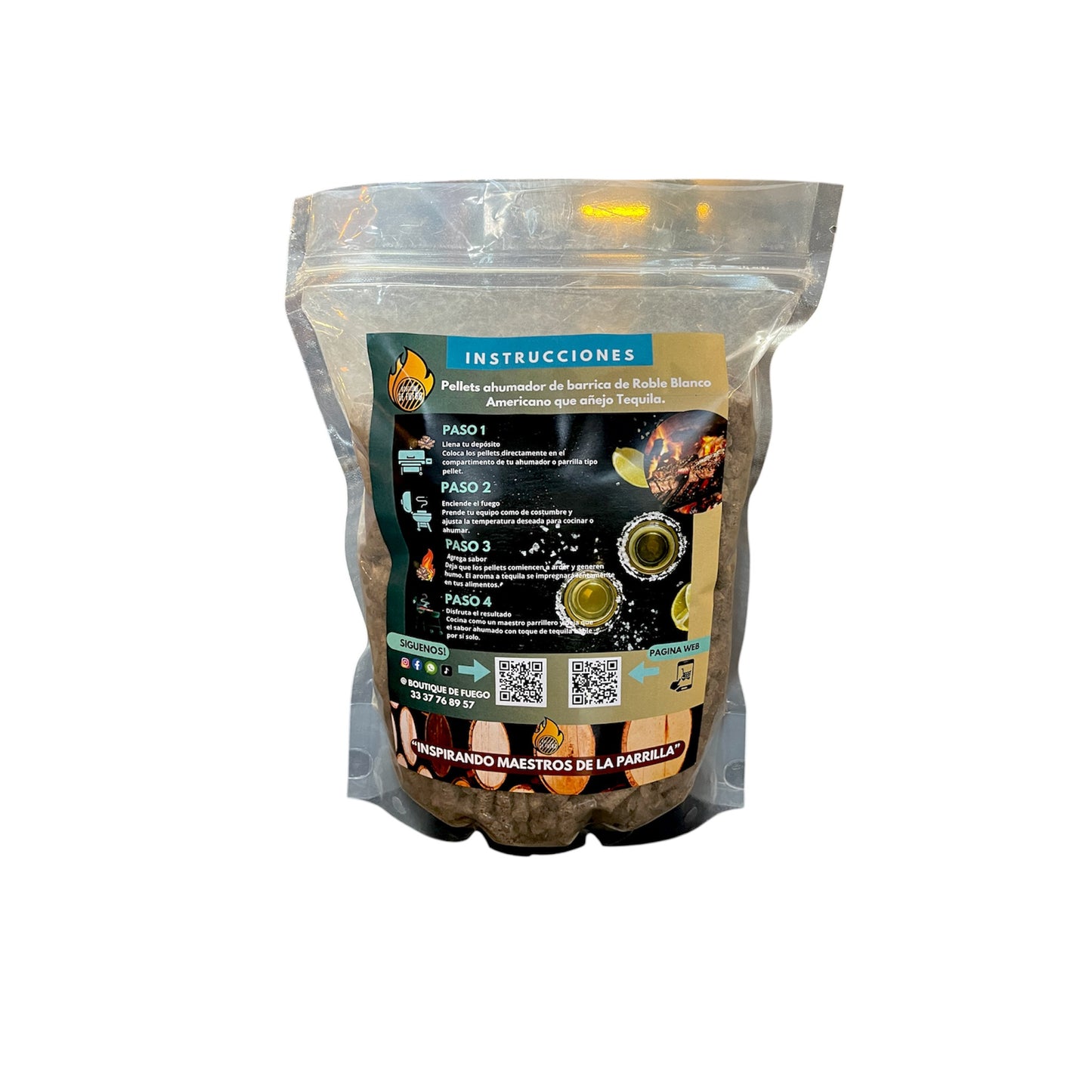Pellets Ahumador Agave 1 KG