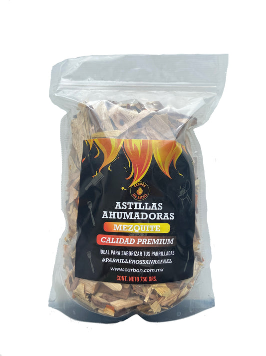 Bolsa Astillas Ahumadoras San Rafael Mezquite 750 grs