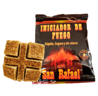 Juego para Empezar tu Asado, Encendedor de Carbón, Iniciador de Fuego y Bolsa Carbón 3 kgs