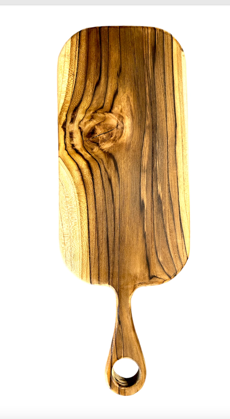 Tabla de Madera Teca con Resina 50x16