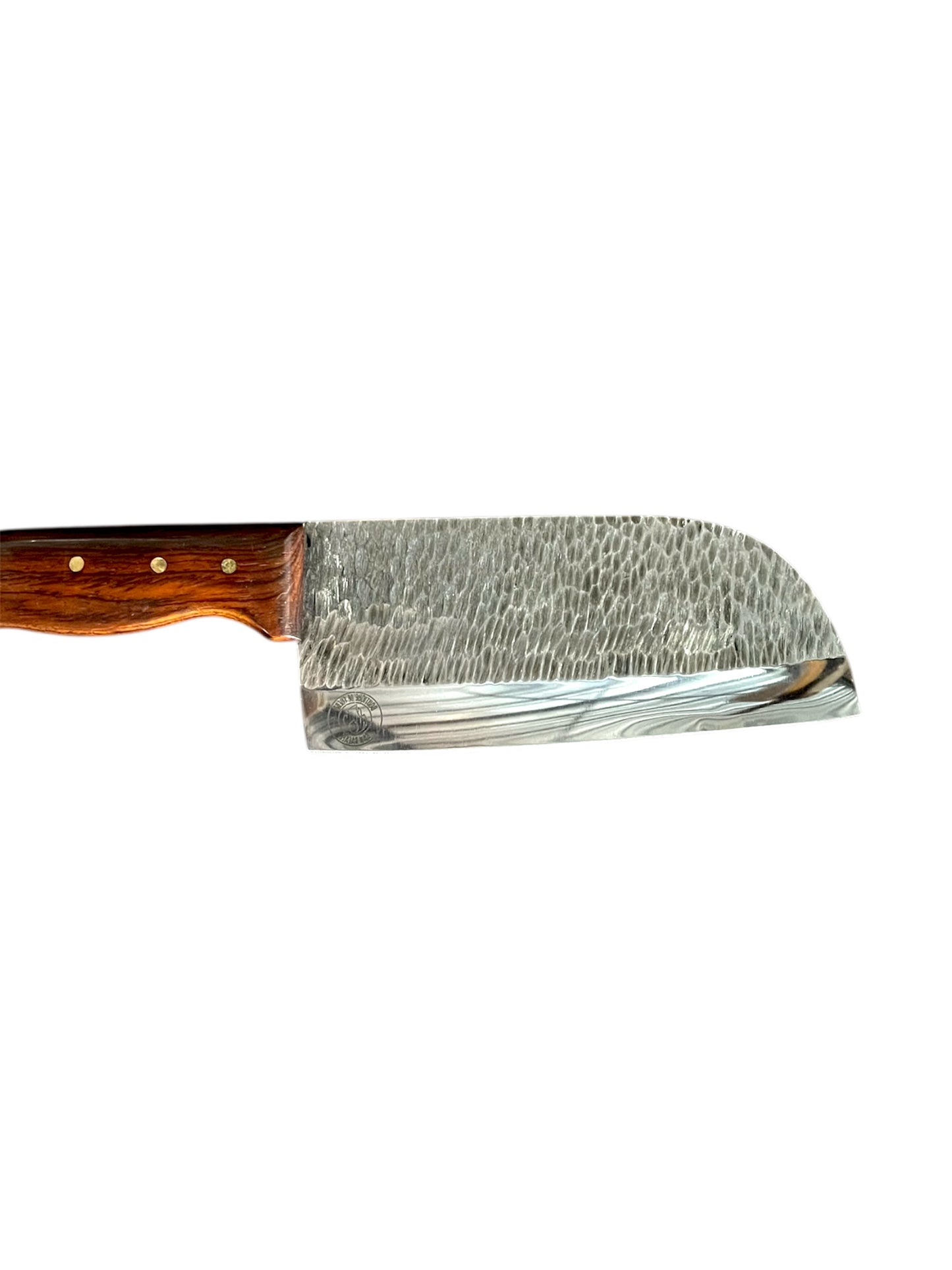 Forja SB Efecto Stone Edition | Pieza Artesanal de Acero y Madera