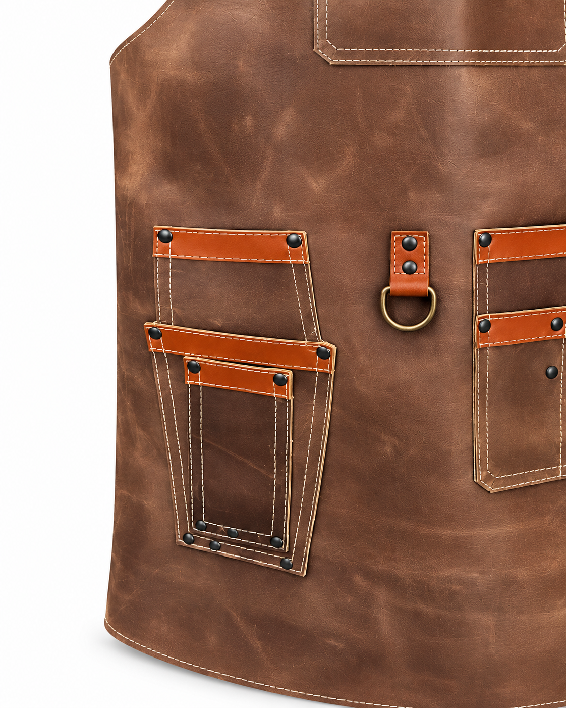 Mandil de Cuero Natural | Edición Master Cognac Brown