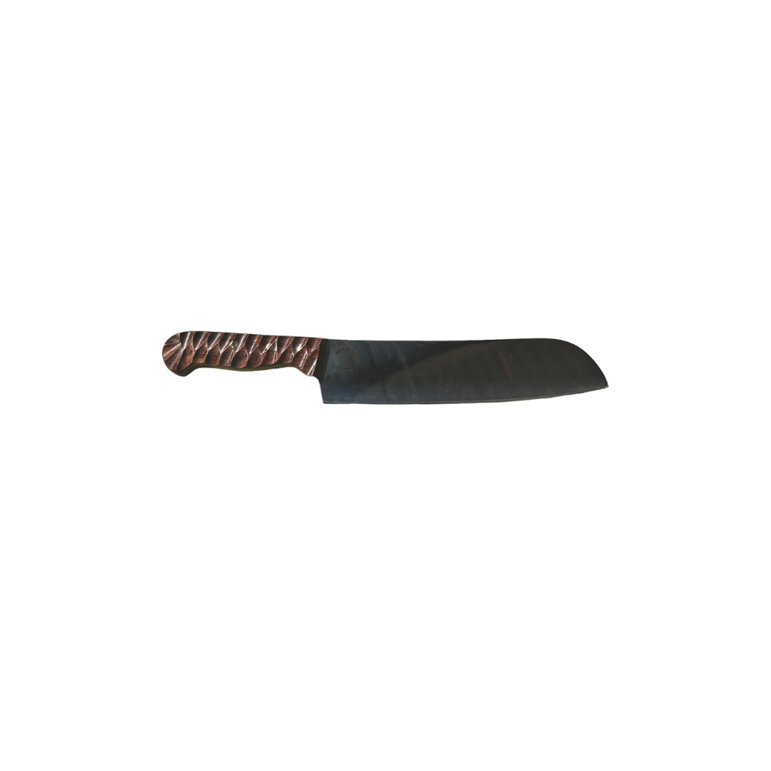 Cuchillo Artesanal Santoku mango ergonómico