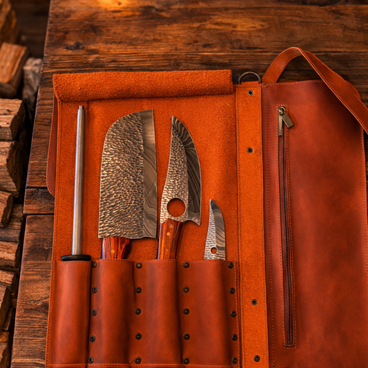 Master Knife Roll | Estuche Artesanal de Cuero para Cuchillos