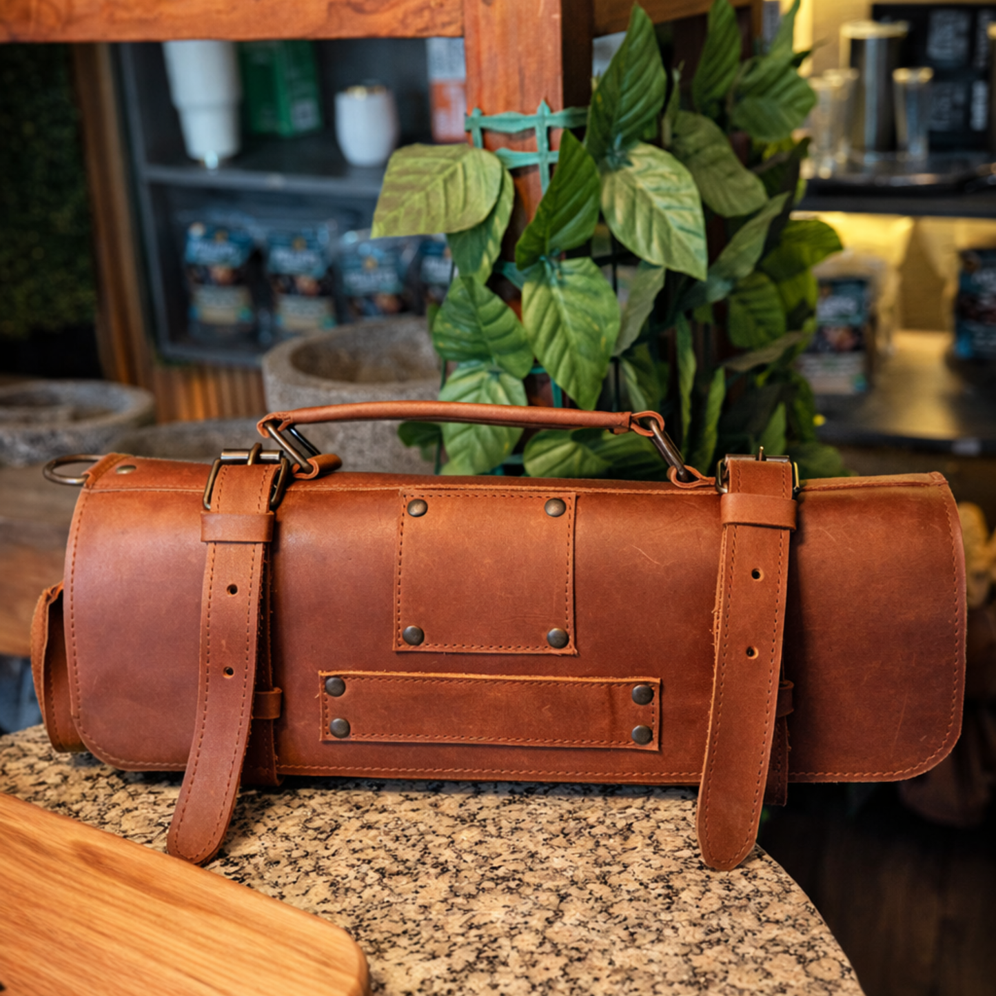 Fire Forge Knife Rol | Estuche Artesanal de Cuero para Cuchillos
