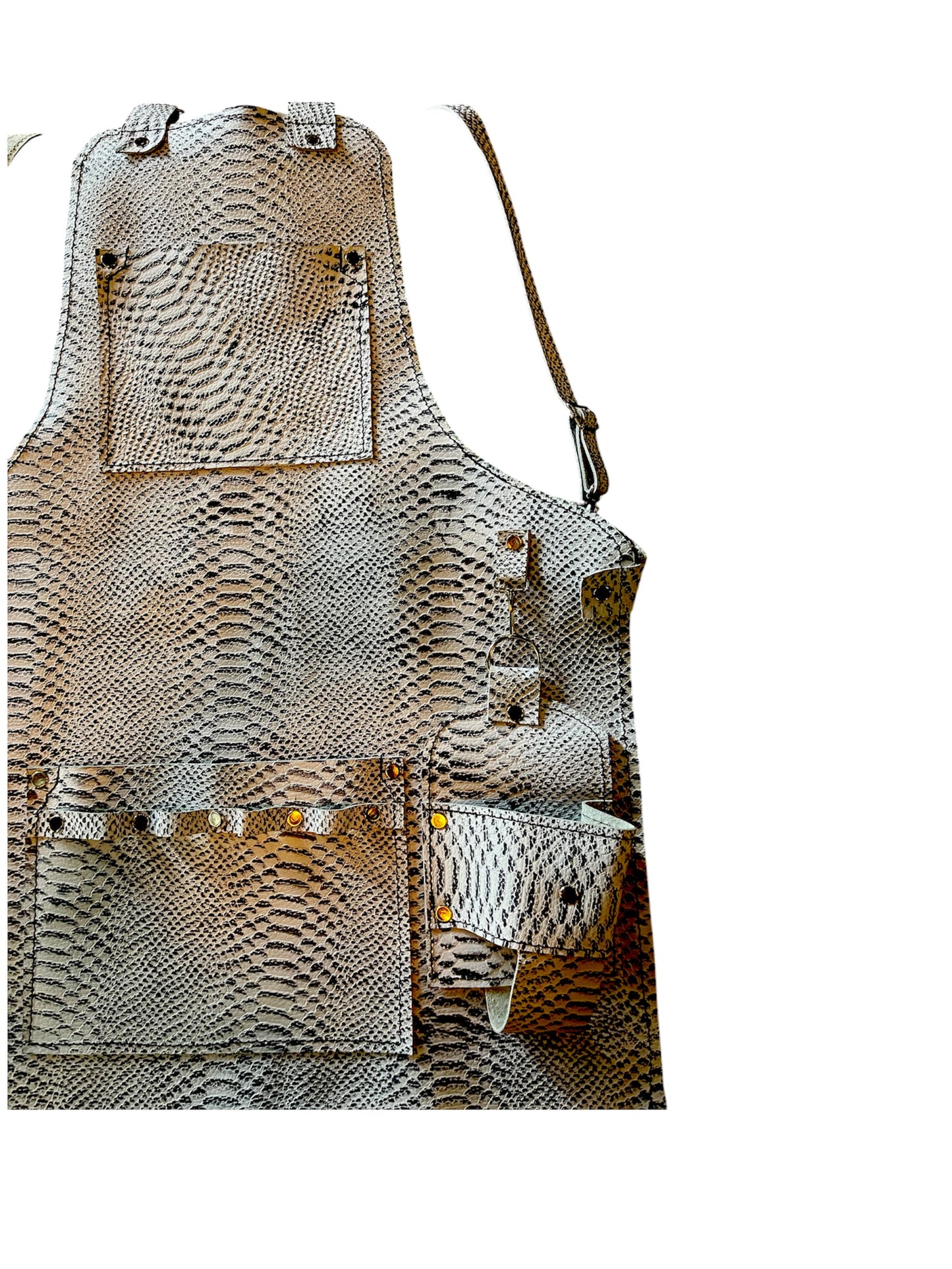 Mandil Estilo Croco Grey