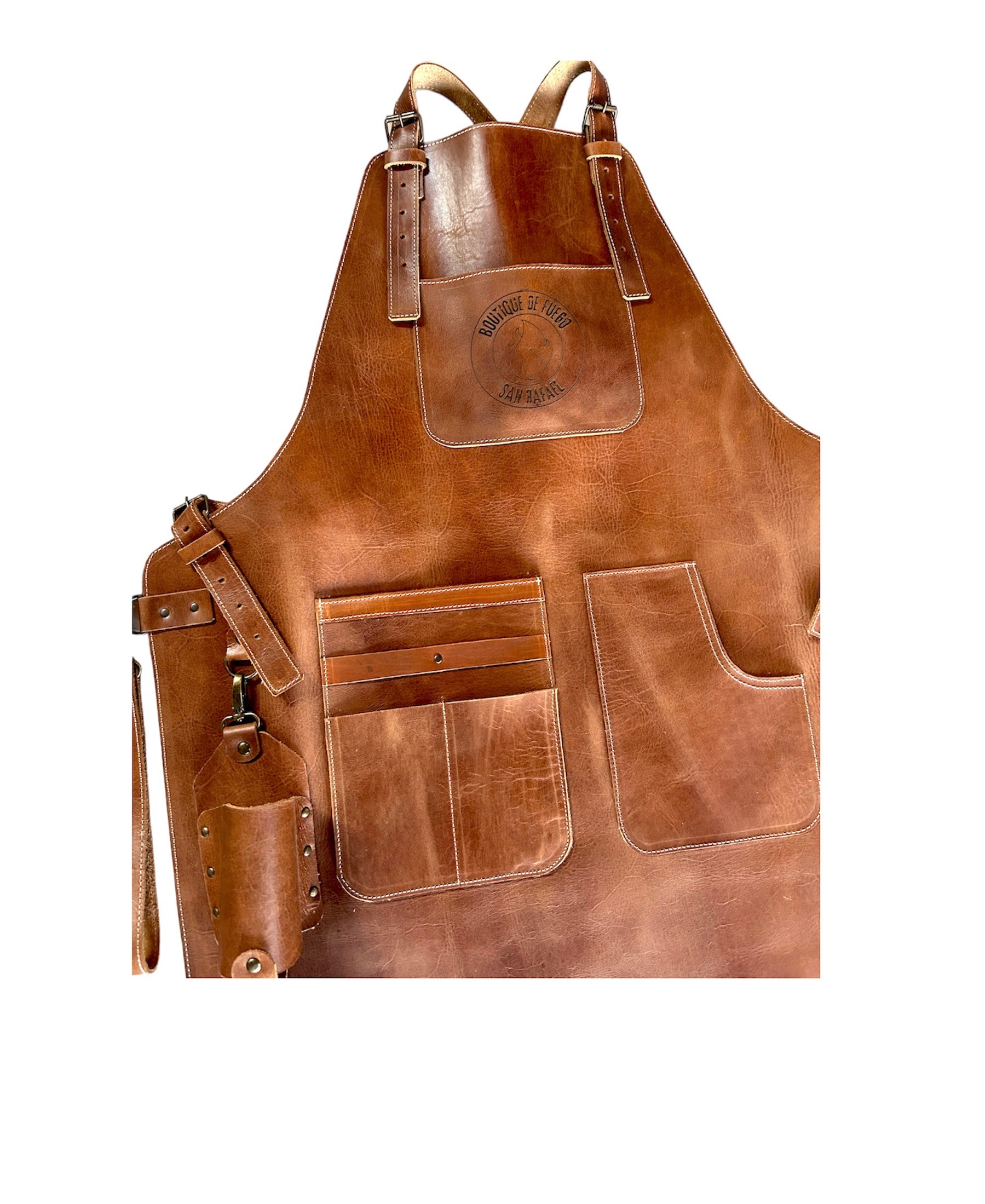 Porta Cerveza Mandil Parrillero Mezclilla Con Cal Premium