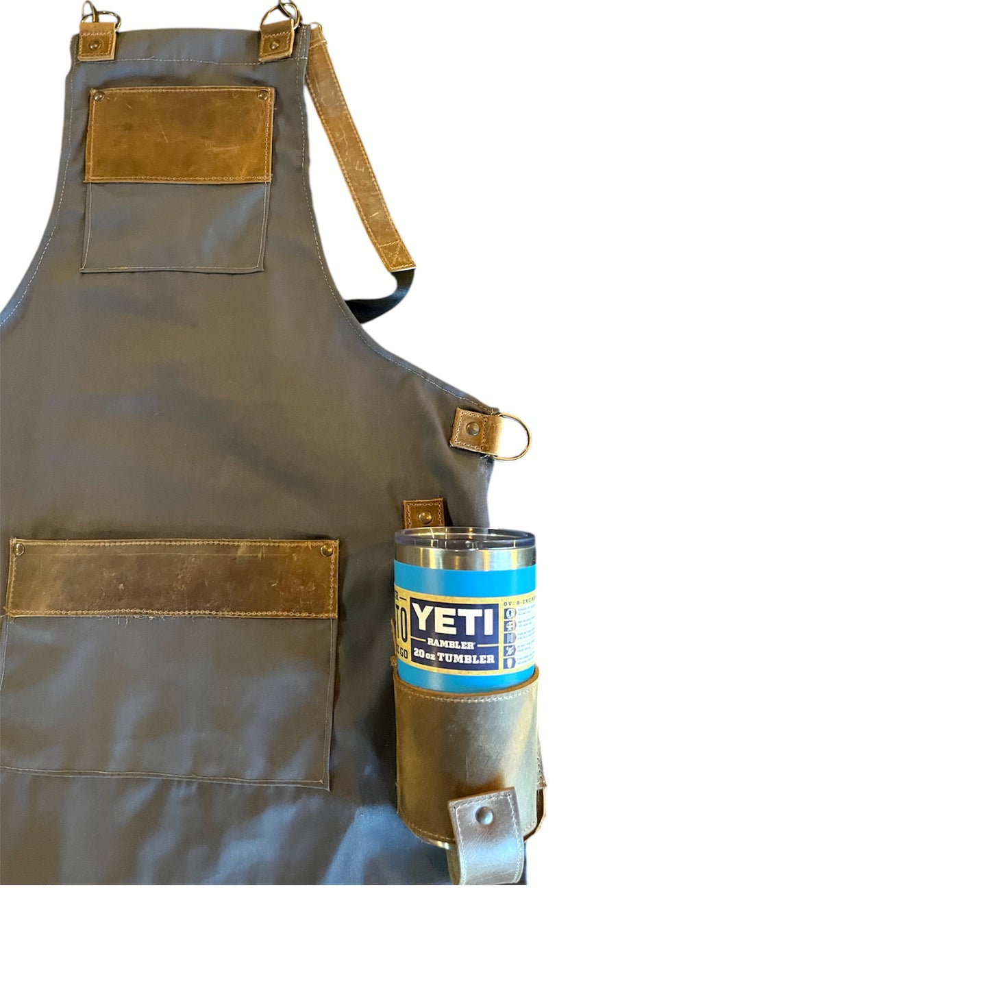 Mandil Grill Premium Gris