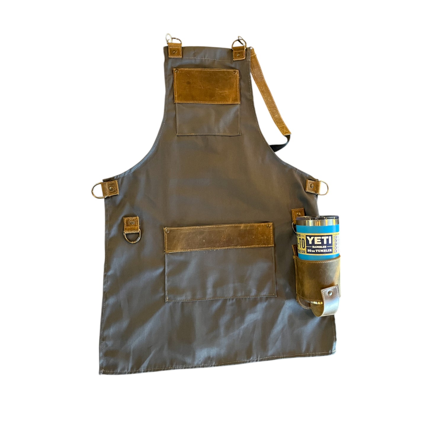 Mandil Grill Premium Gris